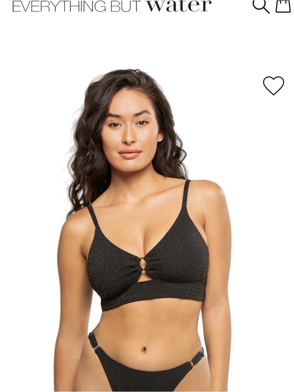 Black Bikini Top from Maxswim